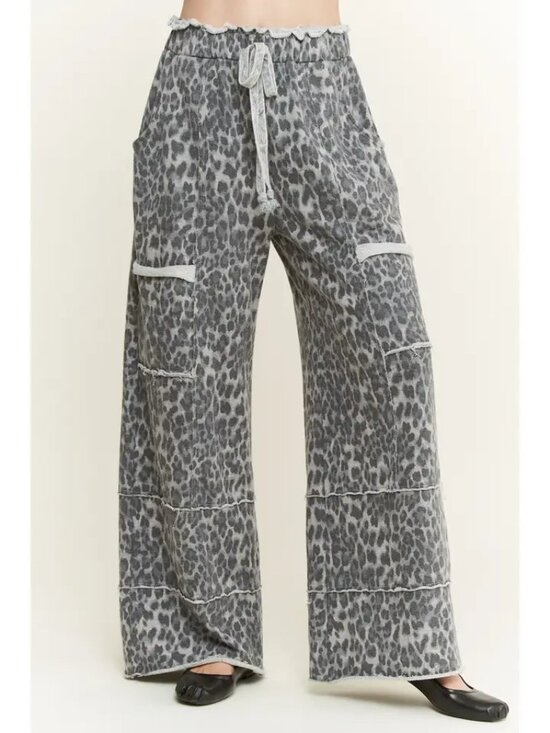 J.Her Pants - NEW - J Her now in PLUS SIZES -J8 Mineral Washed Cheetah Pants